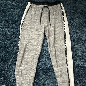 grey sweat pants